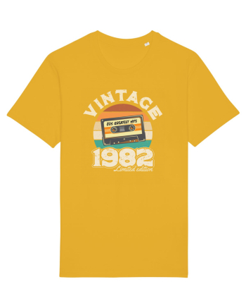 Vintage 1982 retro sunset casette Spectra Yellow