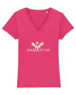 Dubstar Tricou mânecă scurtă guler V Damă Evoker