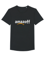 AMAZON AMAZOFF Tricou mânecă scurtă guler larg Bărbat Skater