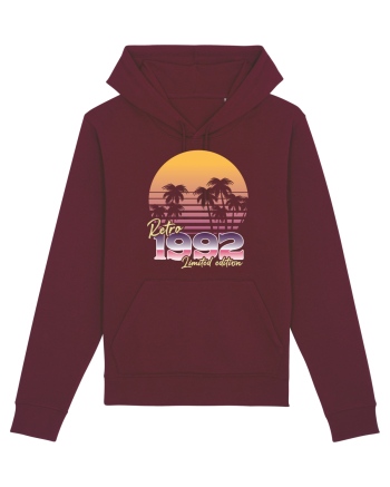 Synthwave  1992 retro limited edition Burgundy