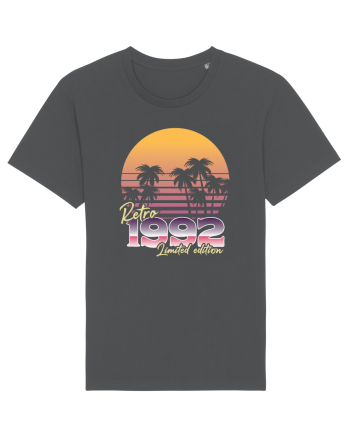 Synthwave  1992 retro limited edition Anthracite