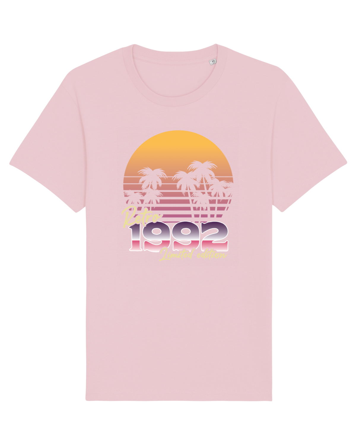 Tricou mânecă scurtă Unisex Rocker Cotton Pink