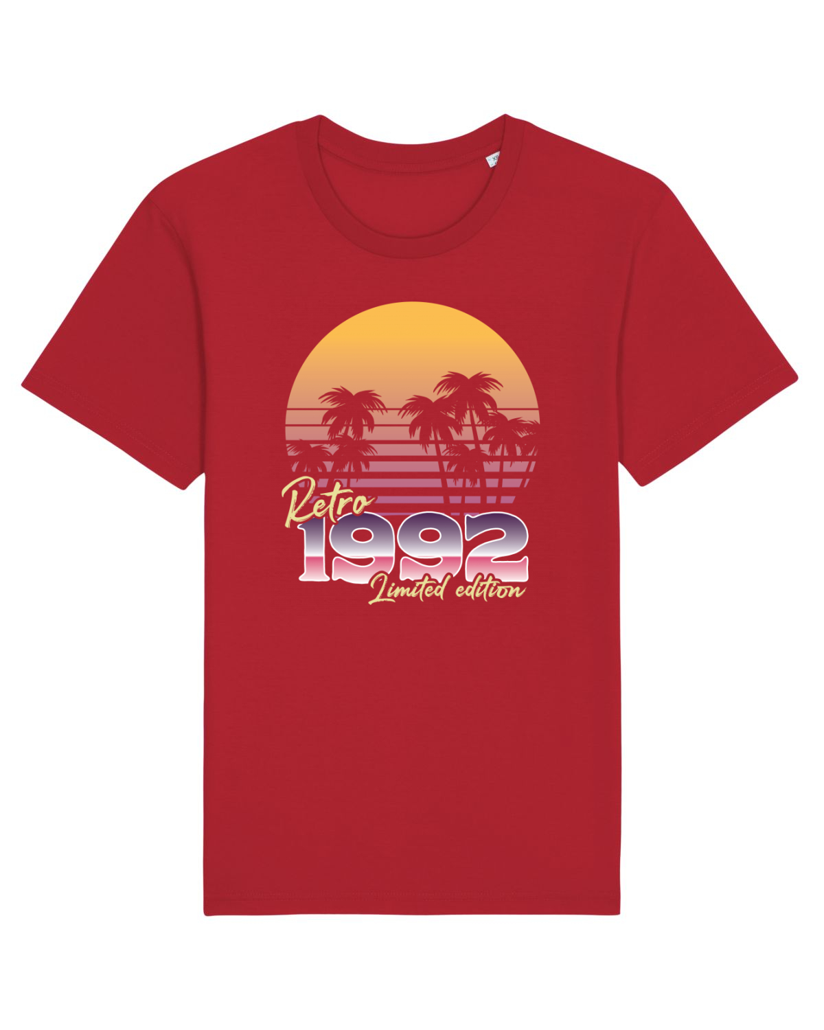 Tricou mânecă scurtă Unisex Rocker Red
