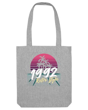 Synthwave  1992 retro style Heather Grey
