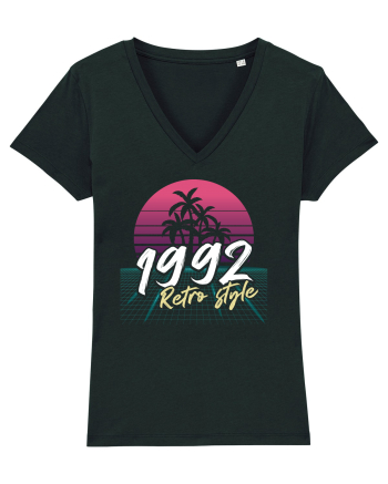 Synthwave  1992 retro style Black
