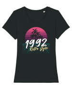 Synthwave  1992 retro style Tricou mânecă scurtă guler larg fitted Damă Expresser