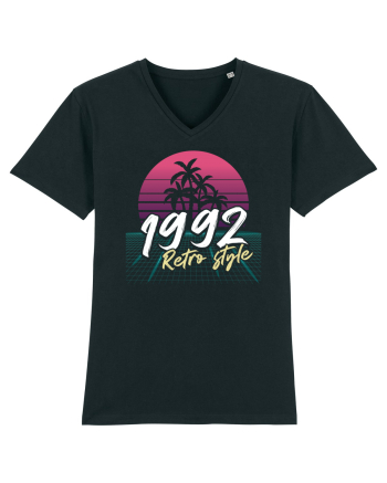Synthwave  1992 retro style Black