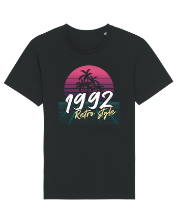 Synthwave  1992 retro style Black