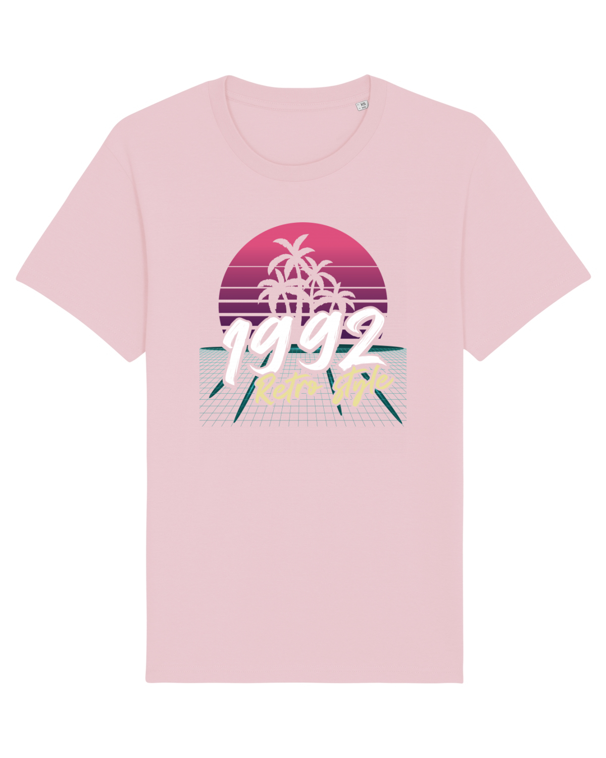 Tricou mânecă scurtă Unisex Rocker Cotton Pink