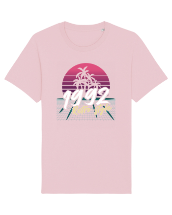 Synthwave  1992 retro style Cotton Pink