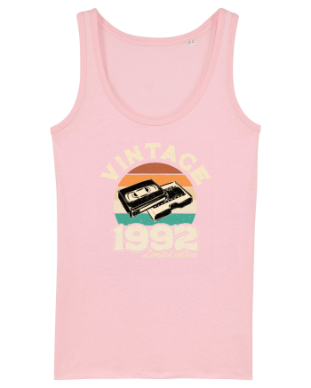 Vintage 1992 retro sunset videotape Cotton Pink