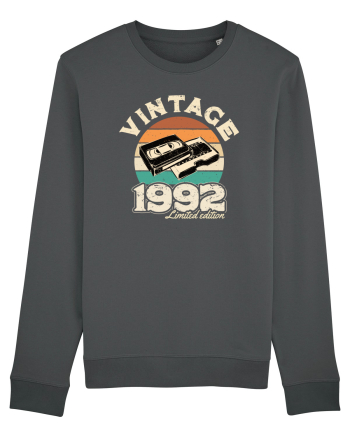 Vintage 1992 retro sunset videotape Anthracite