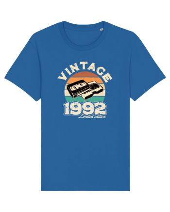 Vintage 1992 retro sunset videotape Royal Blue