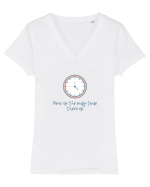 Now is the only time there is Tricou mânecă scurtă guler V Damă Evoker