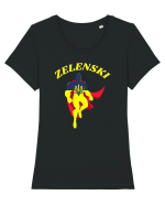Captain Ukraine  Tricou mânecă scurtă guler larg fitted Damă Expresser