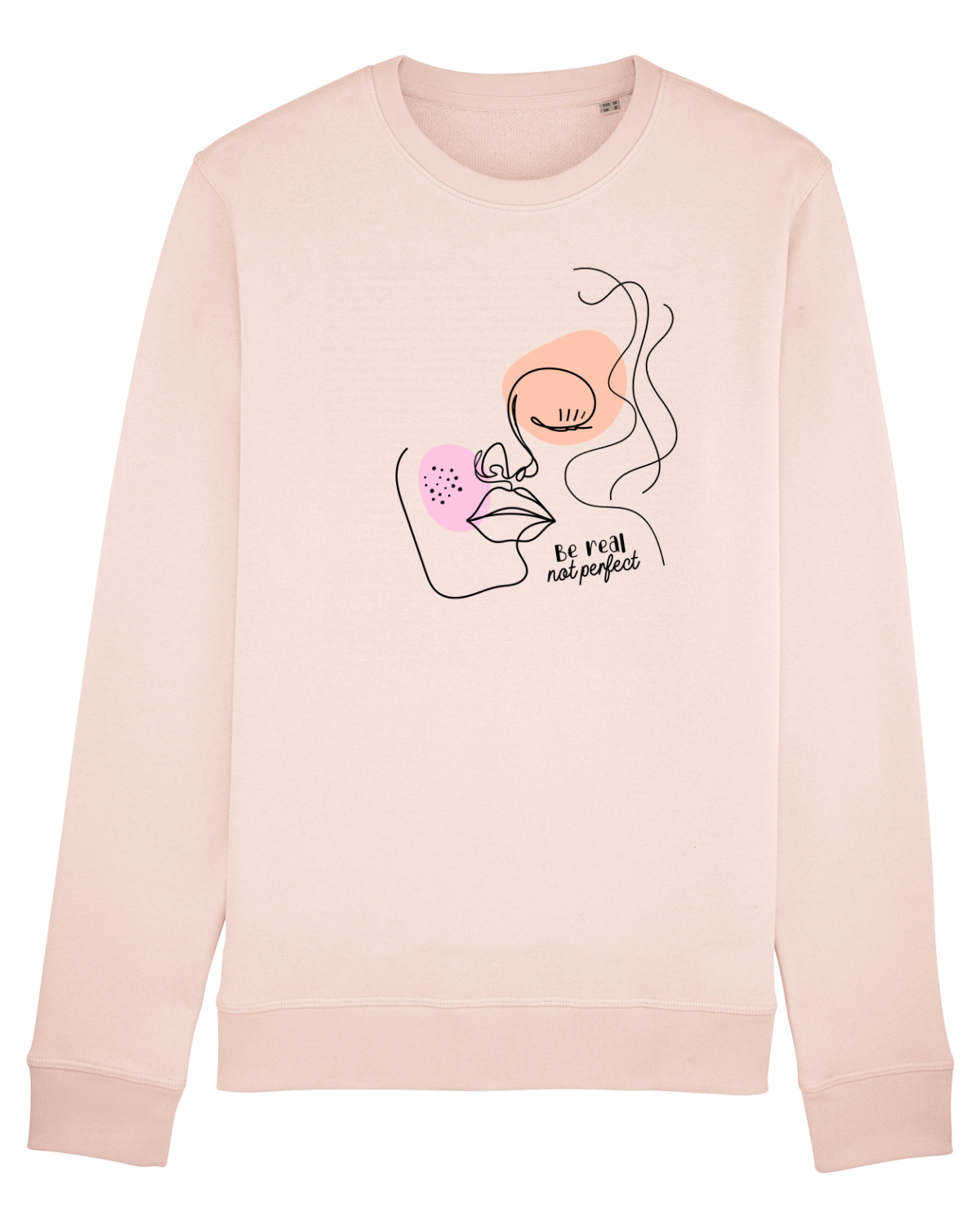 Bluză mânecă lungă Unisex Rise Candy Pink