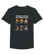 BASKETBALL Tricou mânecă scurtă guler larg Bărbat Skater