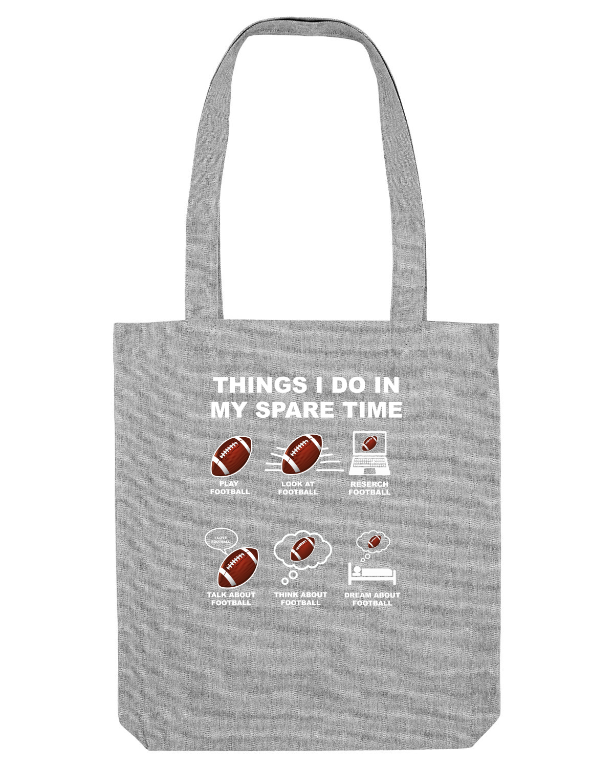 Sacoșă textilă Heather Grey