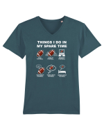 FOOTBALL Tricou mânecă scurtă guler V Bărbat Presenter