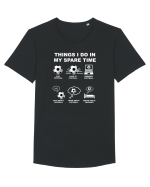 FOOTBALL Tricou mânecă scurtă guler larg Bărbat Skater