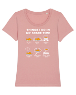 CATS Tricou mânecă scurtă guler larg fitted Damă Expresser