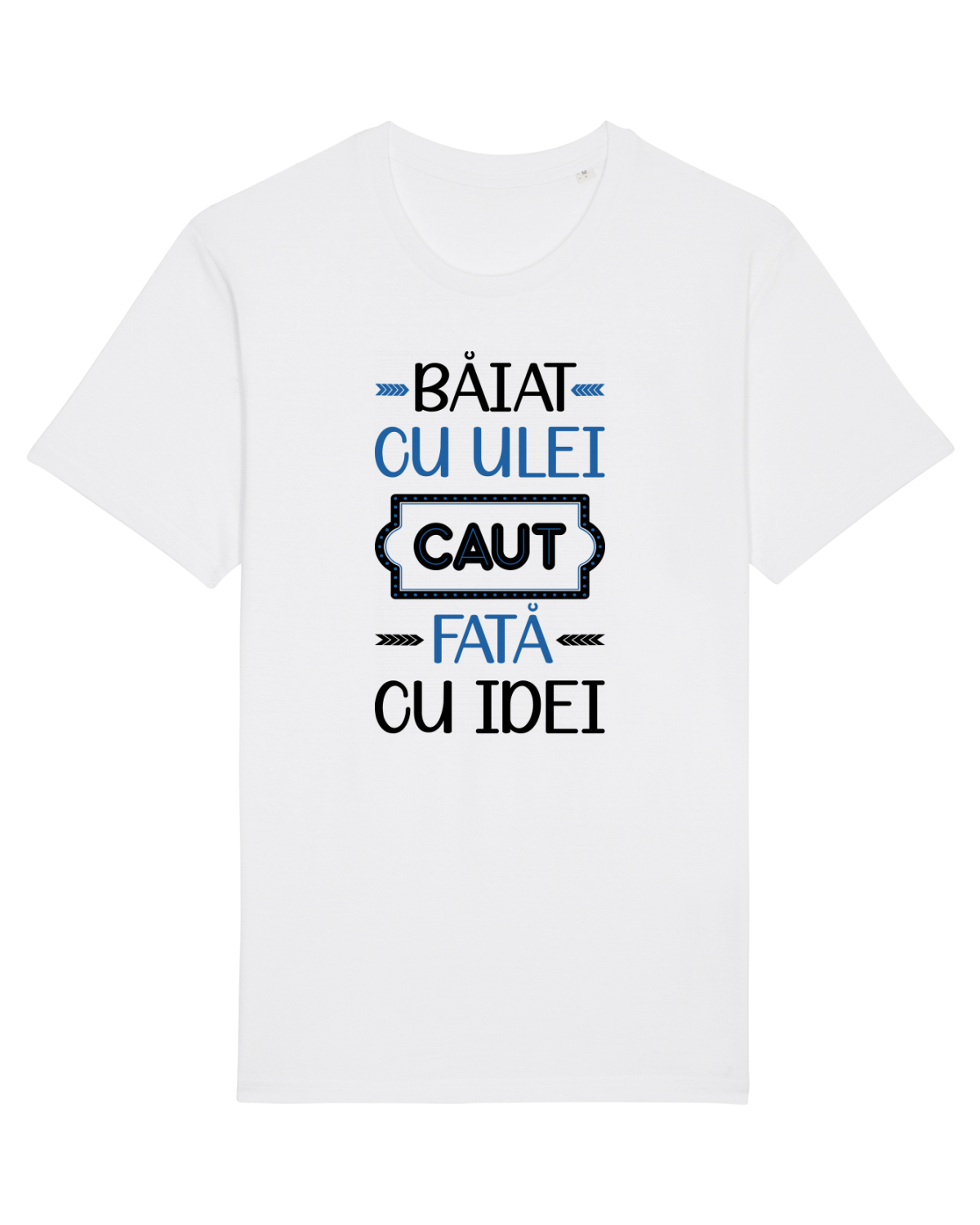 Tricou mânecă scurtă Unisex Rocker White