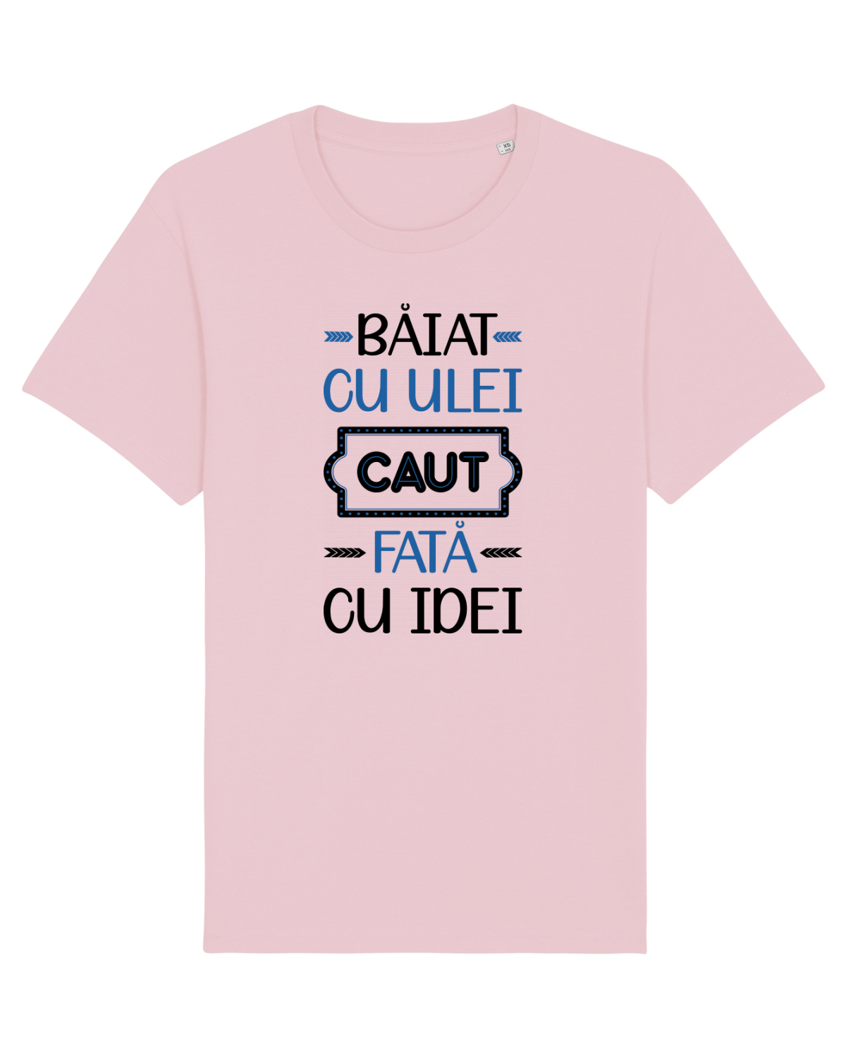 Tricou mânecă scurtă Unisex Rocker Cotton Pink