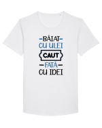Am ulei Tricou mânecă scurtă guler larg Bărbat Skater