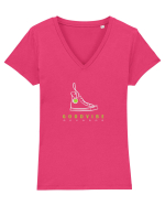 Good vibe Tricou mânecă scurtă guler V Damă Evoker