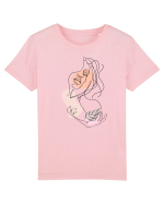 Abstract Girl Portrait Tricou mânecă scurtă  Copii Mini Creator