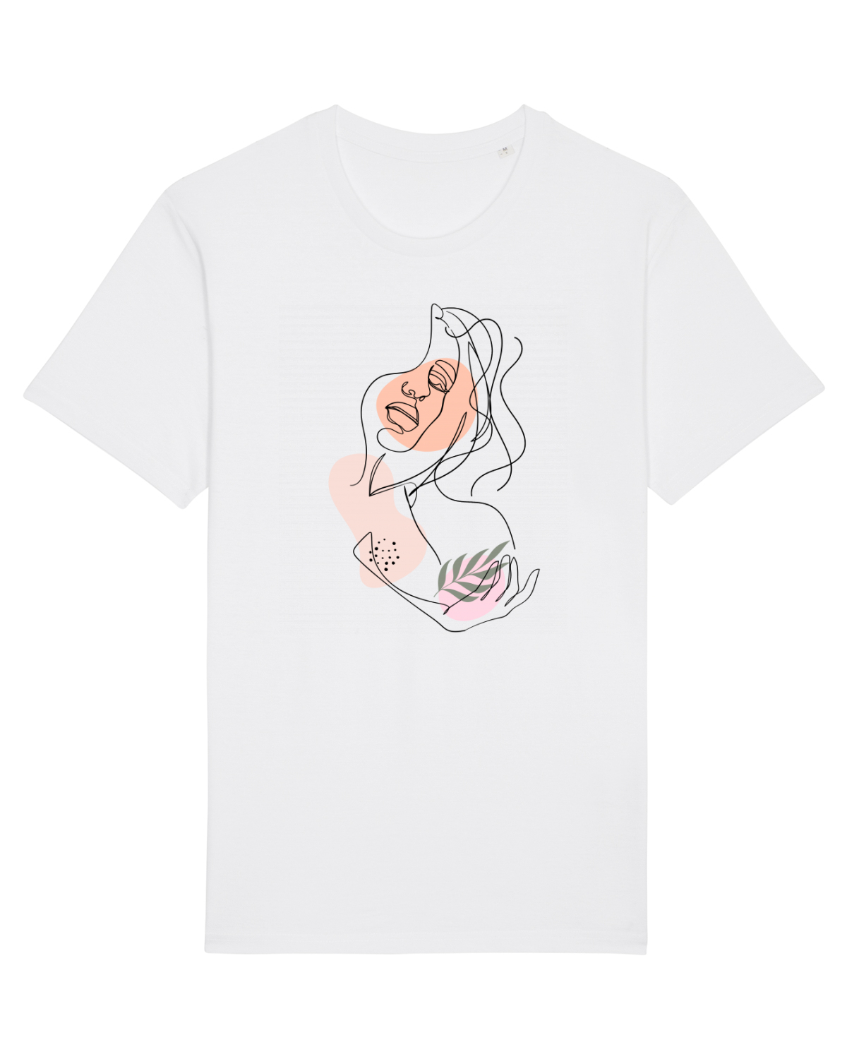 Tricou mânecă scurtă Unisex Rocker White
