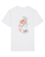 Abstract Girl Portrait Tricou mânecă scurtă Unisex Rocker