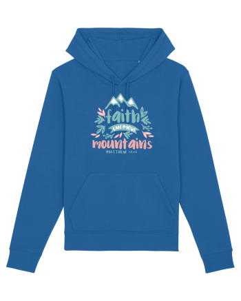 Faith can move mountains Royal Blue