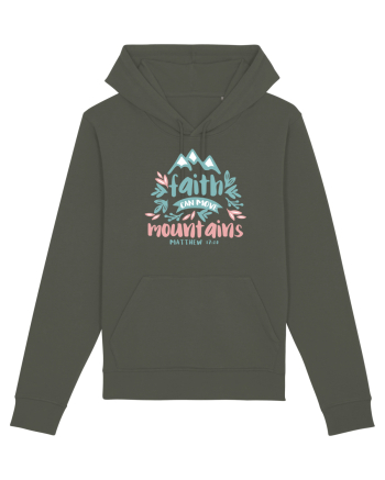 Faith can move mountains Khaki