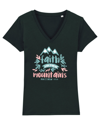 Faith can move mountains Black