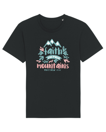 Faith can move mountains Black