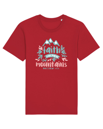 Faith can move mountains Red