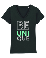 Be Unique Tricou mânecă scurtă guler V Damă Evoker