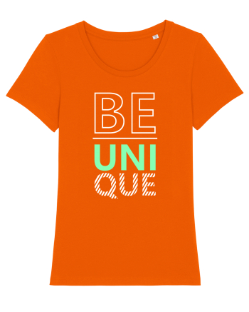 Be Unique Bright Orange