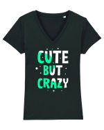 Cute But Crazy Tricou mânecă scurtă guler V Damă Evoker