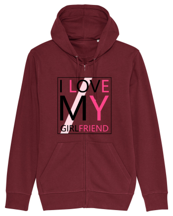I Love My Girlfriend Burgundy