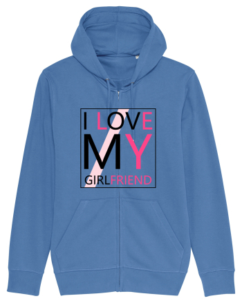 I Love My Girlfriend Bright Blue