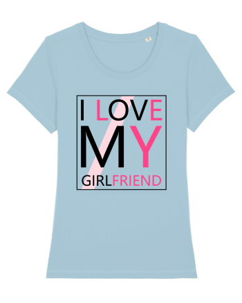 I Love My Girlfriend Sky Blue