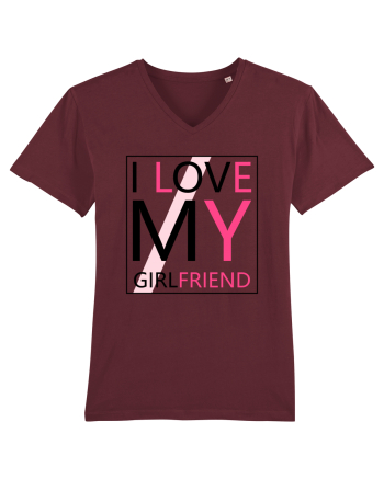 I Love My Girlfriend Burgundy