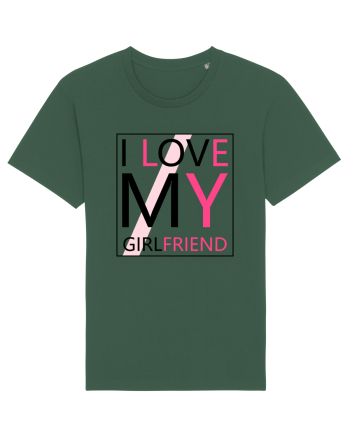 I Love My Girlfriend Bottle Green
