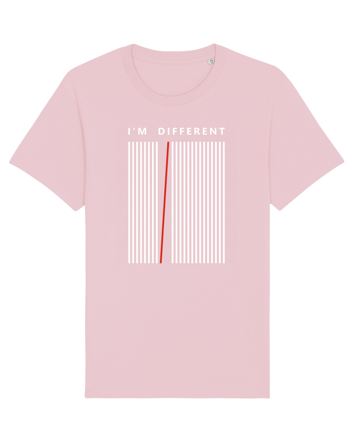 Tricou mânecă scurtă Unisex Rocker Cotton Pink
