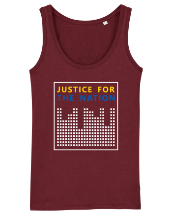 Justice for the Nation Burgundy