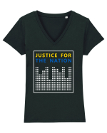 Justice for the Nation Tricou mânecă scurtă guler V Damă Evoker