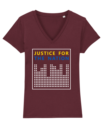Justice for the Nation Burgundy