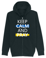 Keep Calm And Pray Hanorac cu fermoar Unisex Connector